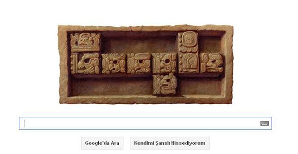 Google Maya Takvimi'ni de doodle yaptı! - Resim : 1