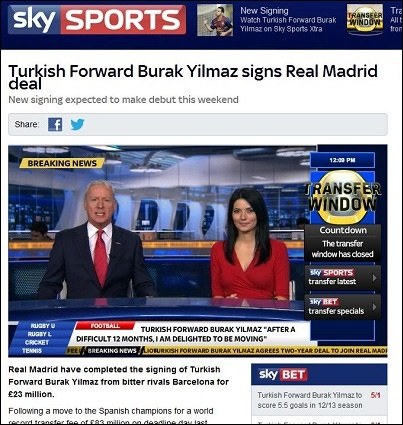 Real Madrid, Burak'ı transfer etti! - Resim : 1