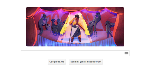 Google'dan Ella Fitzgerald doodle'ı - Resim : 1